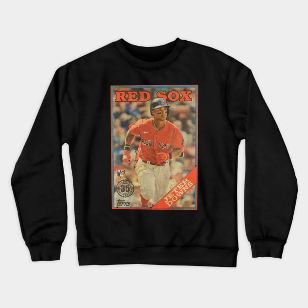 VINTAGE BASEBALL - TOPPS RED SOX JETER DOWNS Crewneck Sweatshirt by kedaiadon